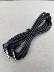 3.5mm male to male audio cable right angle (90 degrees) length 78.5” (2 meters)