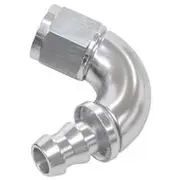 Aeroflow 510 Series Full Flow Tight Radius Push Lock 120° Hose End -10AN, AF514-10S