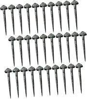 MERRYHAPY Horseshoe Nails Set 50pcs Mini Horseshoe Nails Made of Iron Horse Fixators Horse Tack Accessories