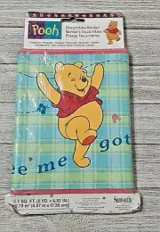Winnie the Pooh Wall Border Pre-Pasted 5 Yd. Roll Lot #WFP6820