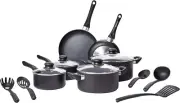 Non-Stick Cookware Set Pots Pans and Utensils - 15-Piece Set