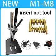 Heat Set Insert Tool Soldering Iron Tip Thread Insert Nut Embedded Kit M1-M8