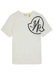 Moncler Genius 6 1017 Alyx 9SM Logo Cotton T-shirt - White - S S
