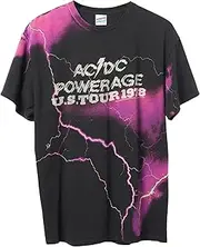 [JUNK FOOD CLOSET] Unisex AC/DC Lightning Powerage Flea Market Tee