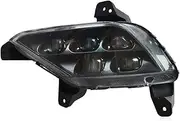 Car LED DRL Daytime Running Light Front Bumper Fog Lights Lamp Headlight Driving Lamp Compatible For Hyundai Azera Grandeur 2015 2016(Only left side)