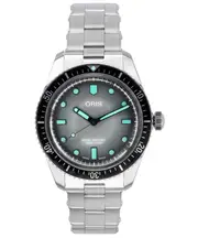 Oris Diver Sixty Five Heritage Stainless Steel Grey Dial Automatic Mens Watch
