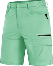 [EKLENTSON] Mens Shorts with Pockets Lightweight Quick Dry Cargo Shorts (with No Belt)