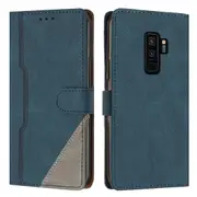Clasp Case with Flip Wallet Stand Function Cover for Samsung S9 Plus - Blue