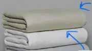 SAATVA FULL -Queen Size Diamond Knit Blanket (Sand) NEW IN BOX - Retail is $215