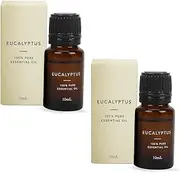 Green Velly Eucalyptus Essential Oil for Diffuser | Home Fragrance Diffuser Oil | Diffuser Oil, Candle Burner & Electric Diffuser for Home Fragrance Candle | 100% Pure Essential Oil | 10ML Set of 2