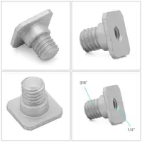在飛比找ETMall東森購物網優惠-BGNing攝影三腳架快裝板轉換螺絲1/4及3/8等閃光燈座