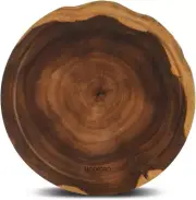 Round Wood Tree Ring Cutting Board Chopping Block Serving Platter (FREE SHIP)