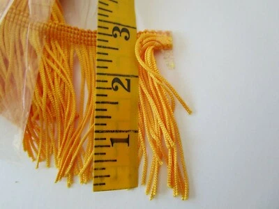 3" gold Chainnette Fringe Trim Tassel 5yds Flag Trim