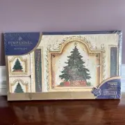 VTG Pimpernel Cork 4 Placemats & Coasters Set Christmas Eve Tree Traditional New