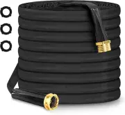 Upgraded 100 FT Non-Expandable Garden Hose, Anti-Kink, Abrasion and Heat-Resista