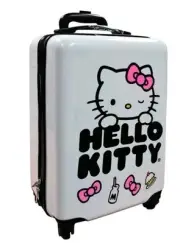 Hello Kitty Suitcase Hard Side Rolling Luggage New Sanrio