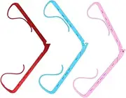 3pcs Colorful Foldable Book Stand Plastic Book Page Holder for Reading Adjustable Hand Free Reading Bracket Book Support Clips Portable Book Stand Support Clamp (Multicolored)