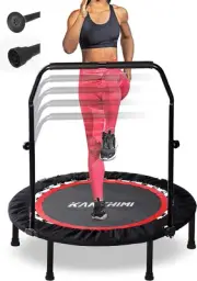 Kanchimi 40" Folding Mini Fitness Indoor Exercise Workout Rebounder Trampolin...