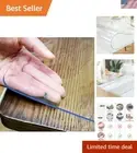 1.5mm Thick 48 x 70 Inch Clear Table Cover Protector, Plastic Table Protector...