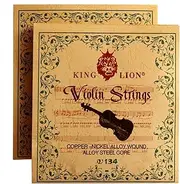FANGXIN 2 Sets Violin Strings Full Set (G-D-A-E), Universal Violin Strings with Nickel-plated Ball Ends, Compatible with 4/4, 3/4, 1/2 and 1/4 Violins