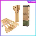 8IN1 BAMBOO KITCHEN UTENSIL SET KITCHENWARE TOOL