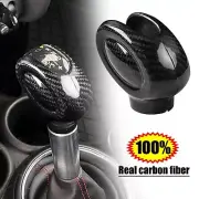 Real Carbon Fiber Gear Shift Knob Cover Black For BMW MINI F54 F55 F56 F57 F60 (for: Mini)