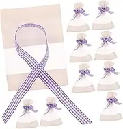 BUTIFULSIC 10pcs Sachet Sachet Bag Sachets Flower Bags Rustic Bag Lavender Bags with Rope Sachet Storage Bags Sachet Bags Jewelry Seasoning Bag Pure Cotton Spliced ​​mesh