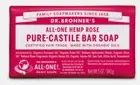 DR. BRONNER'S All-One Hemp ROSE Pure-Castile Bar Soap Fragrant Floral Vegan
