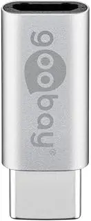 Goobay USB-C/USB 2.0 Micro-B Adapter, Silver