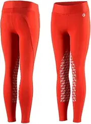 [HORZE] Active JR Silicone Horse Grip Tights,