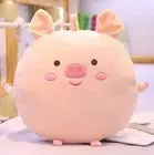 Kids Travel Bed Couch Sofa Plush Piggy Pig Pillow Quilted Throw Blanket 43x59 in