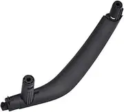 LUMIXE Car Right Left Inner Door Panel Handle Pull Trim, for BMW, F15 X5 F16 X6 2014-2018 Auto Interior Accessories 51417292243 Interior Door Handles(Black-Left)