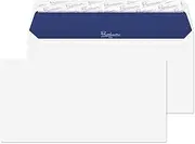Blake Pure DL 110 x 220 mm 120 GSM Recycled Peel & Seal Wallet Envelopes (RP81255) Super White Wove - Pack of 50