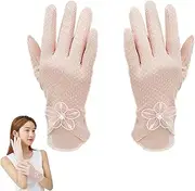 [Vibhgtf] Sun Gloves for Women, UV Protection, UV Blocking Gloves - UV Light Gloves | Anti-slip Touch Screen, Breathable Quick Dry Sun Protection Gloves to Protect Hands