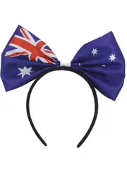 Aussie Flag Oversized Bow on Headband
