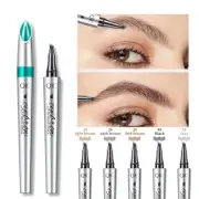 Micro Blading Tattoo Eyebrow 3D Liquid Ink Pen Waterproof 4 Fork Pencil Brow Hot