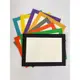 兒童美術彩色卡紙相框 8開4K畫框簡易a4A3紙畫框6寸7寸油畫棒紙框