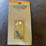 15-turn CERMET Potentiometer 10,000k Ohms Radio Shack