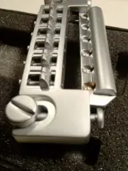 Schaller NOS Bridge-Tailpiece-Combination 455MC SatinChrome