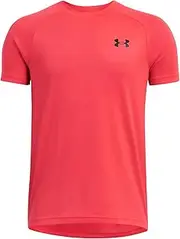 [Under Armour] Boys' UA Tech 2.0 SS, Lightweight Boys' Running Top, Soft and Quick-Drying Gym Top