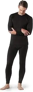 [LAPASA] Men’s Thermal Underwear Set - Mid Weight Long Sleeve Top & Bottom Long Johns Pants for Winter M24