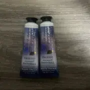 2 Pack Bath & Body Works Hand Cream Frosted Coconut Snowball 1oz New