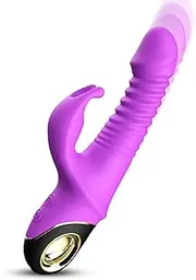 Vibrator Rabbit Thrusting Vibrator Automatic Telescopic G-Spot Clitoris Masturbation Sex Toys For Women Adults