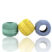 Vintage Anchor Pearl Perle Cotton Threads #8 Ball Skein for bead crochet...
