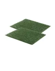 [Paw Mate] 2 Grass Mat 58.5cm x 46cm in Green