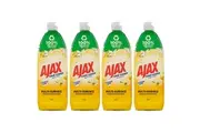 4x Ajax 750ml Grease Grime Liquid Floor Cleaner Multi-Surface Floorboard Tile LM