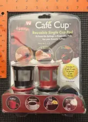 Single Use Cafe Reusable Cup For Single Cup Coffee Machine - Pack of 4