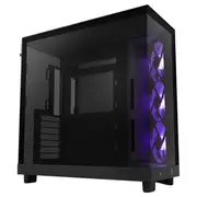 NZXT H6 Flow RGB Edition ATX Mid-Tower Case Black