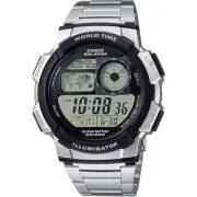 Casio AE1000WD-1AV, World Time, Watch, Chronograph, 5 Alarms, 10 Year Battery