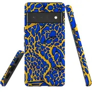 For Google Pixel 6 Pro Tough Protective Cover, Blue Frog